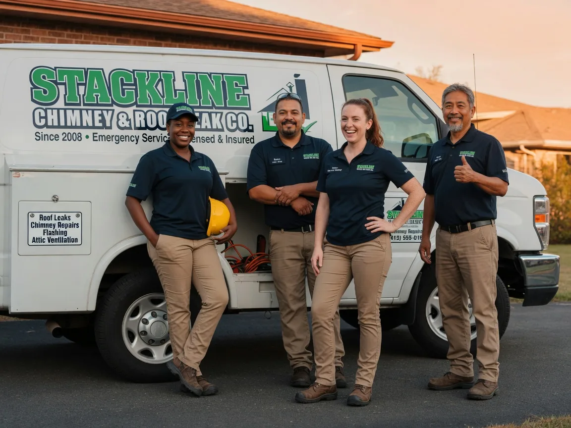 Chimney flashing repair company in Edroy, TX